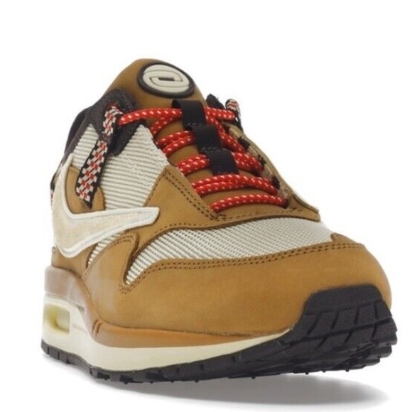 Nike Air Max 1 Travis Scott Cactus Jack Wheat Lemon Drop Mens Size 4.5 - Picture 5 of 16